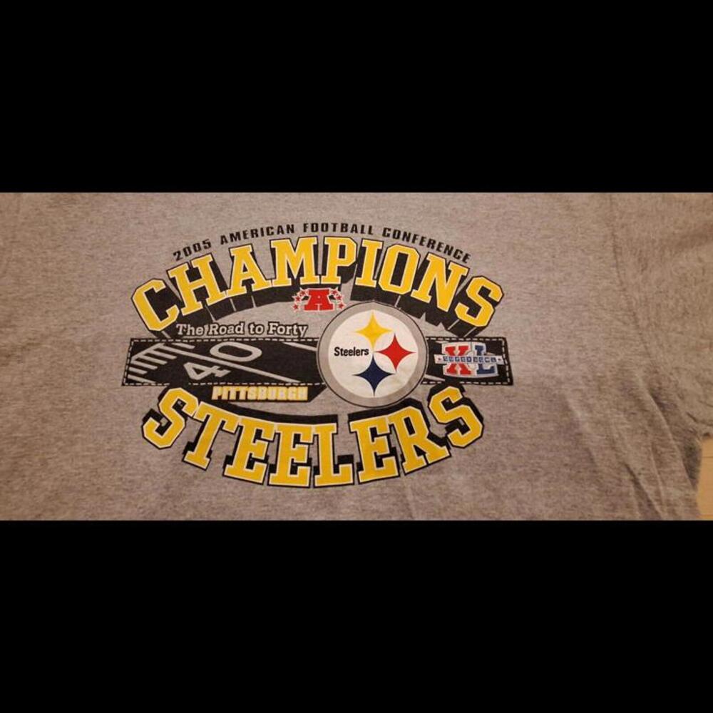 Pittsburgh Steelers T-Shirt XL 2005 AFC Conference Champs